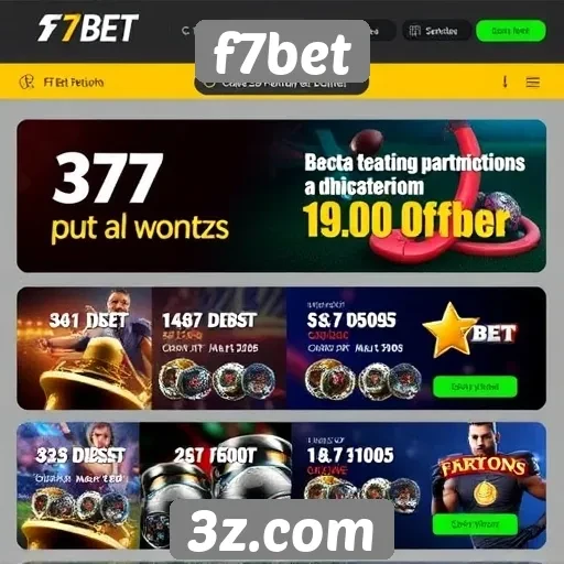 análise das promoções disponíveis no f7bet